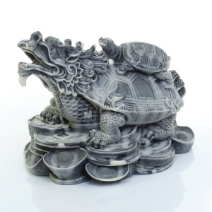 Дракон-черепаха на монетах (большой)